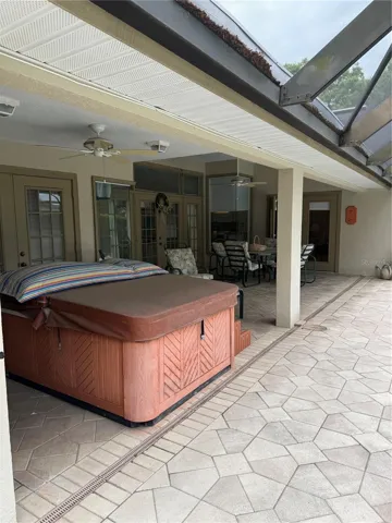 Covered patio