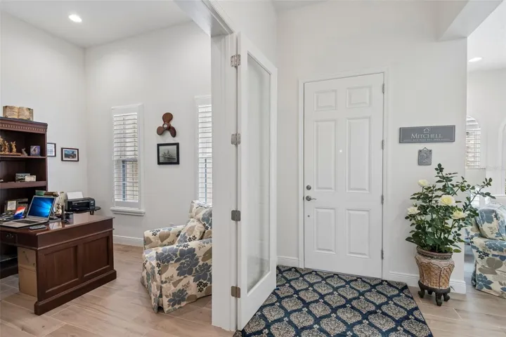 Entrance and office