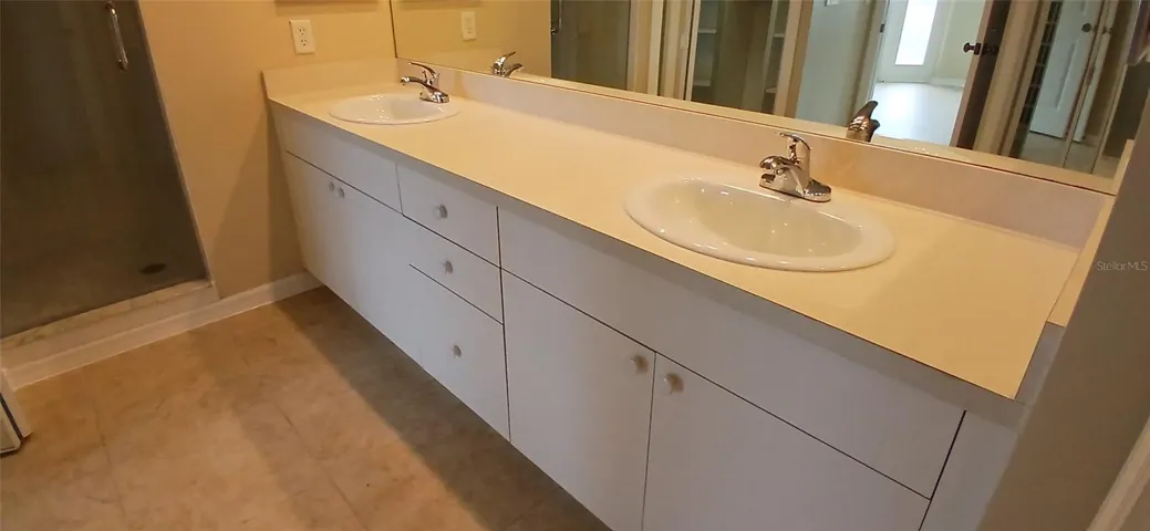 Primary Bathroom with double vanity
