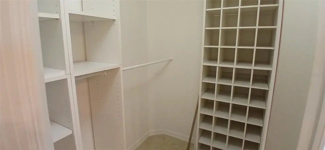 2nd walk in closet in primary bedroom