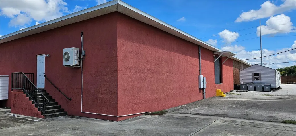 Back of building