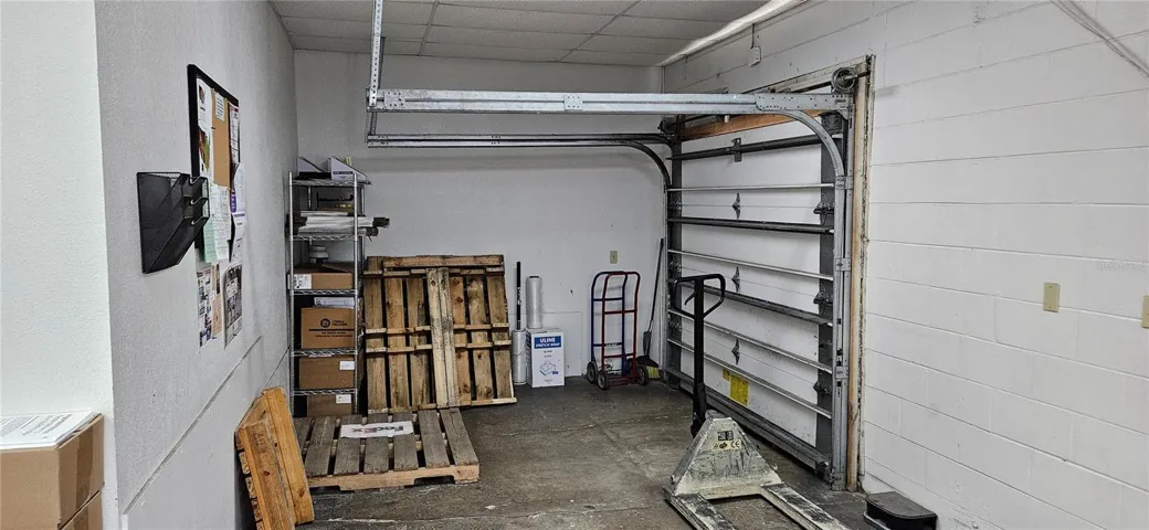 Ground level door inside