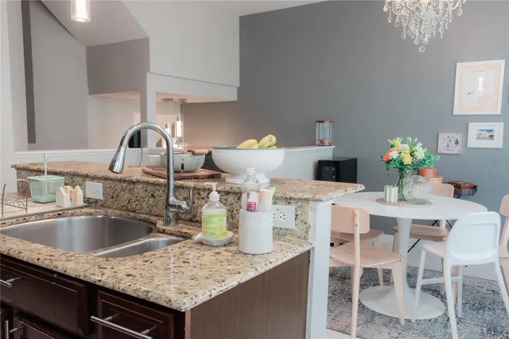 Kitchen and dinning area