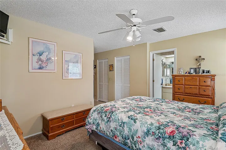 View of Double Doors for the Large Walk in Closet