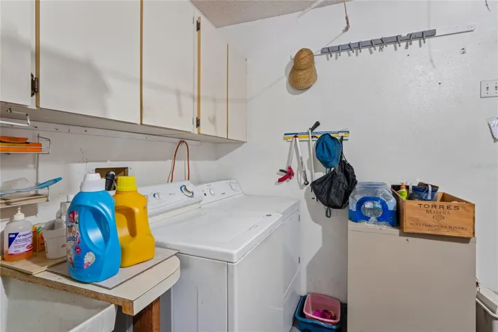 Laundry in Garage