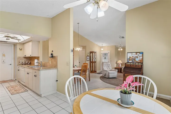 Dinette and Kitchen Area
