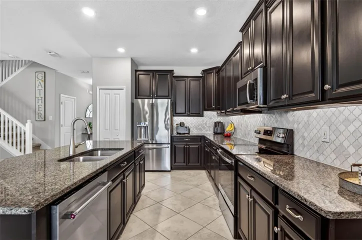Kitchen with plenty of countertop and cabinet space