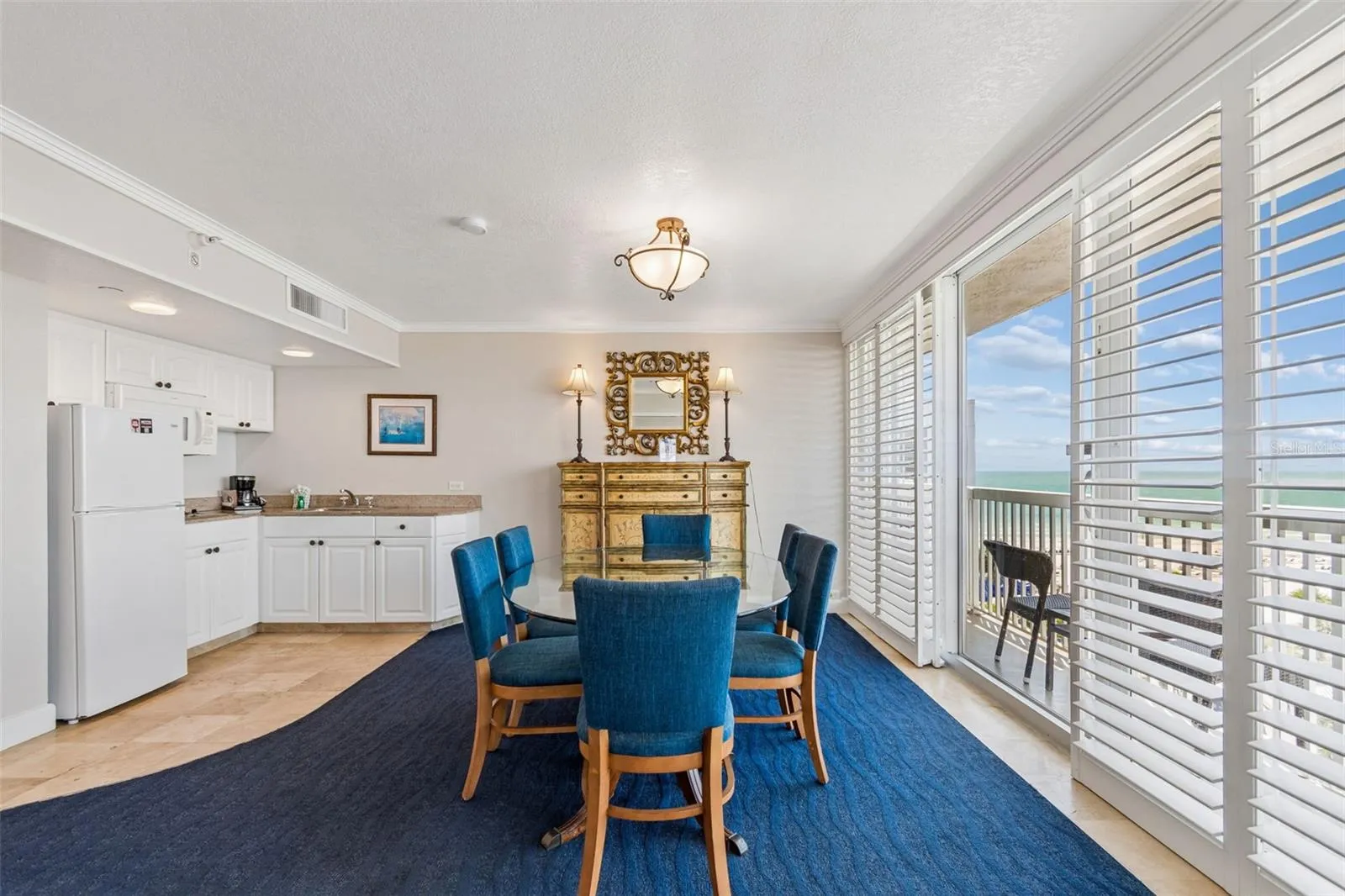 Next step into the dining area &amp; dazzling beach views!