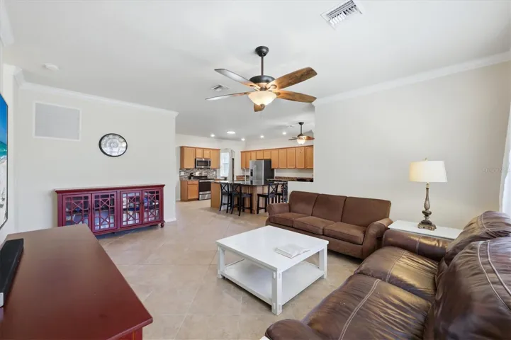 Great room, kitchen