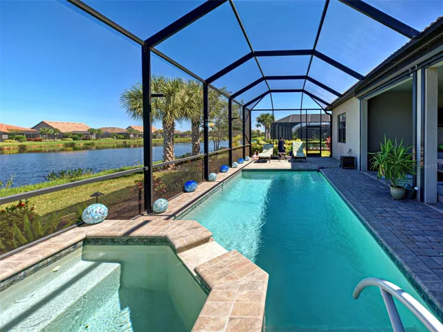 Beautiful water views from the pool