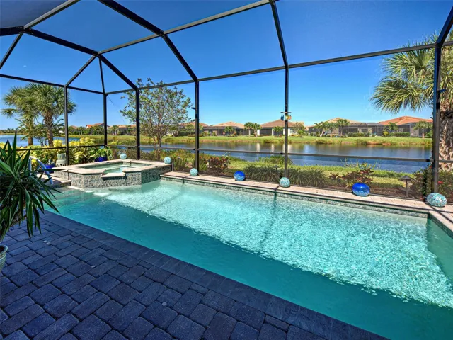 Beautiful water views from the pool
