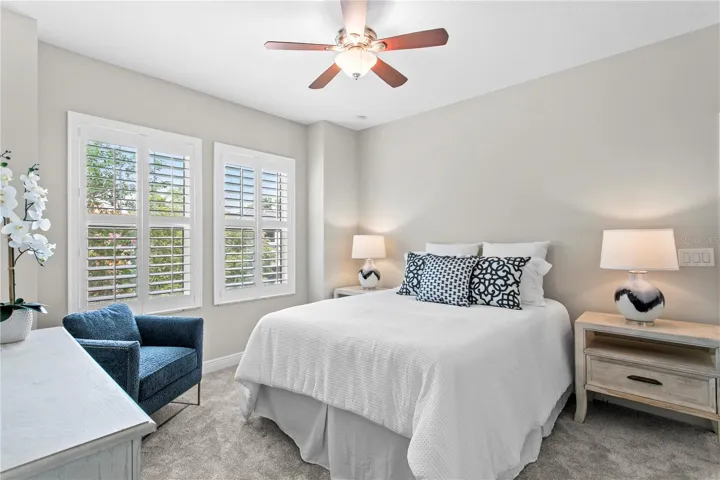 Nicely appointed fourth bedroom