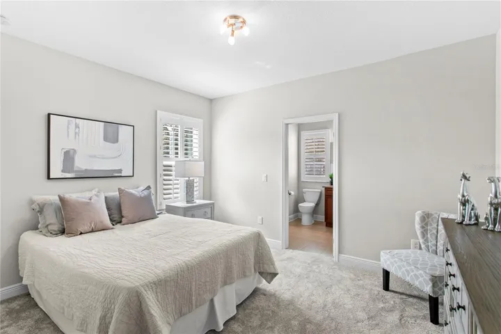 Nicely appointed third bedroom