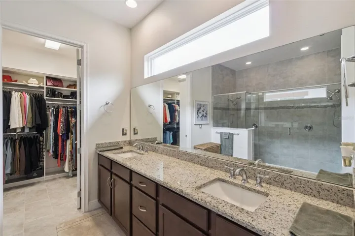 Owners bathroom vanity