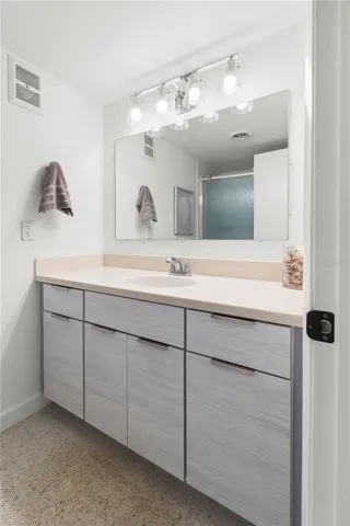 Bathroom with Large Vanity