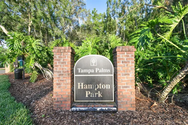 Located at the end of the street is popular Hampton Park