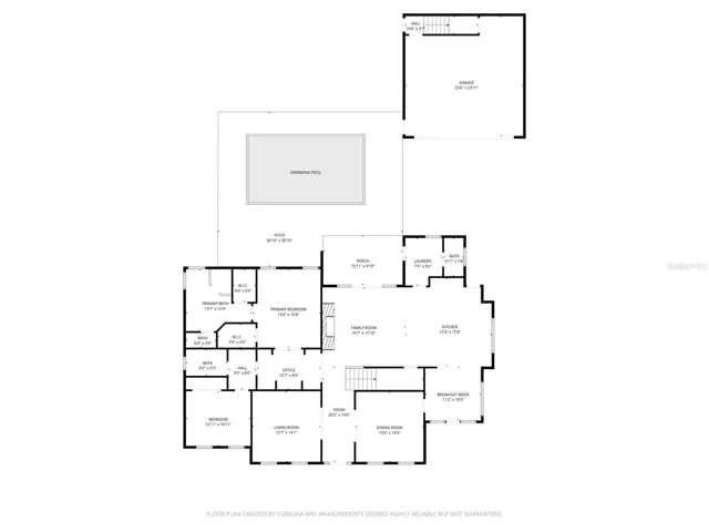 First floor and garage