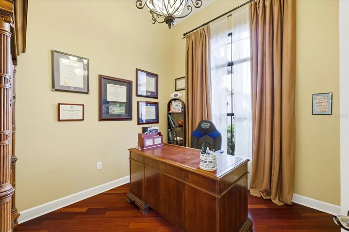 Office/Den located at the front of the home