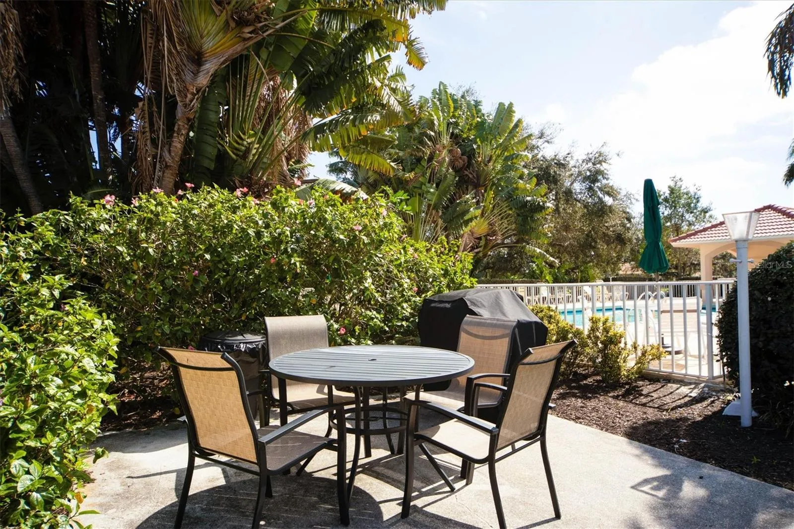 Clubside picnic area