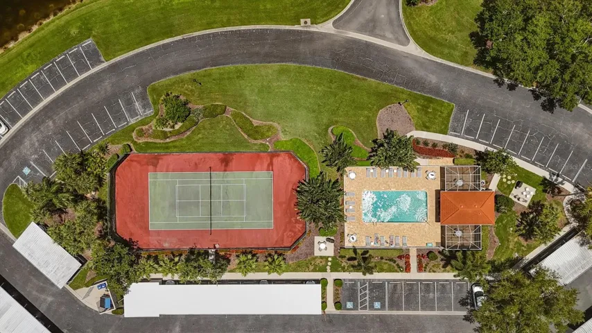 Aerial of Clubside amenities