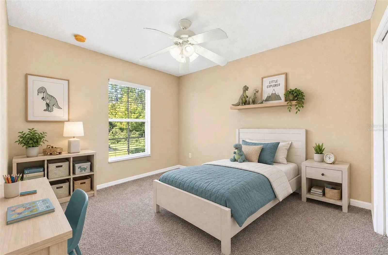 Second Bedroom. Virtually Staged.