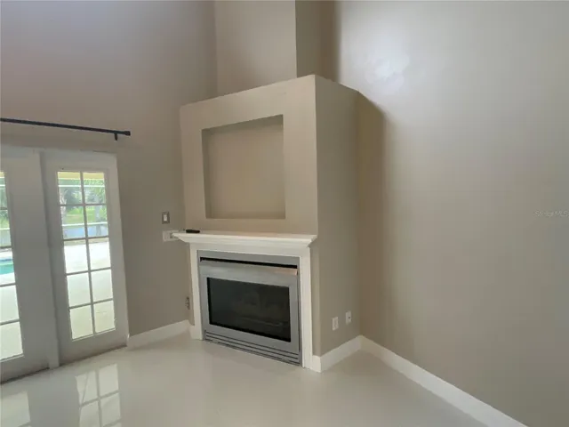 Gas Fireplace in Family Room