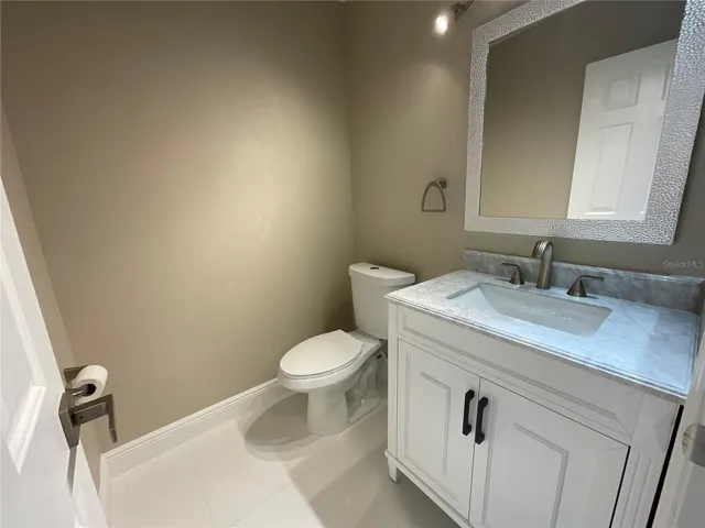 Downstairs half bathroom