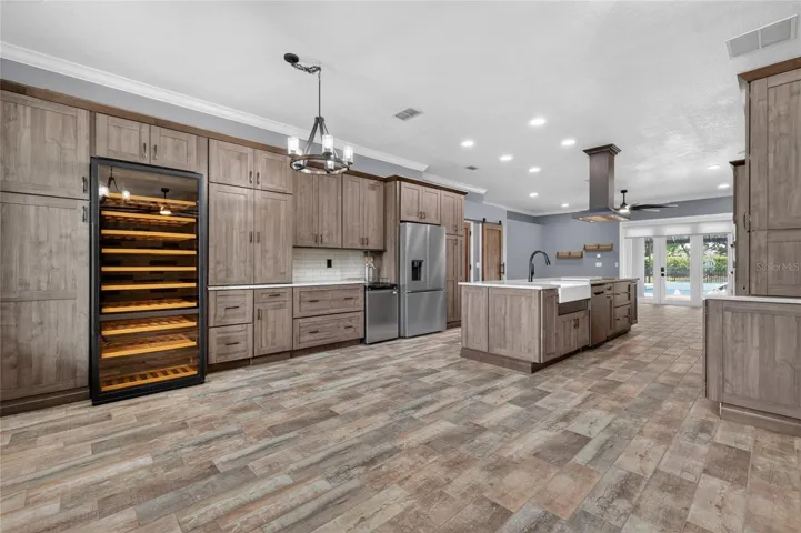 Stunning soft-close cabinetry with a place for everything ~