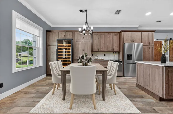 Virtually staged Dining Area ~