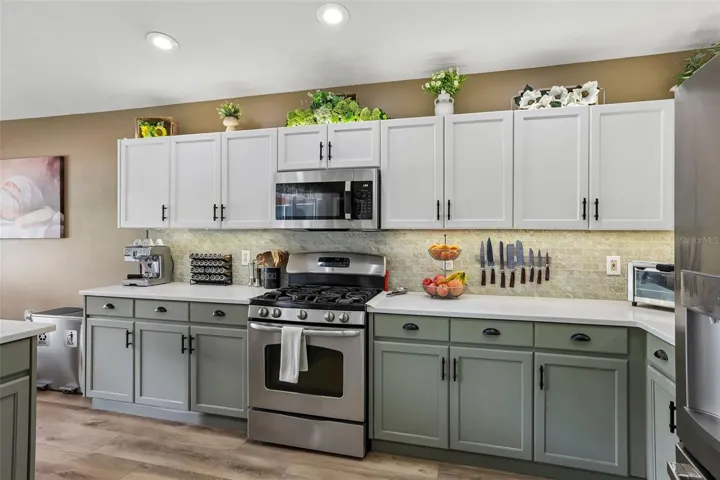 Updated cabinetry
