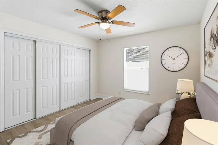 Bedroom 3-New Flooring(no carpet anywhere) and Oversized Closets-Virtually Staged