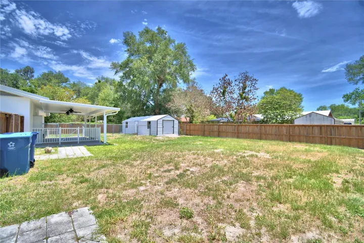 Large Back Yard