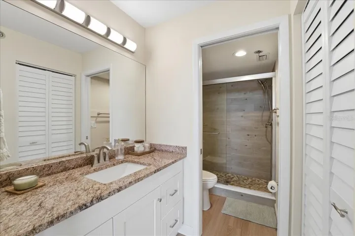 Updated primary bathroom