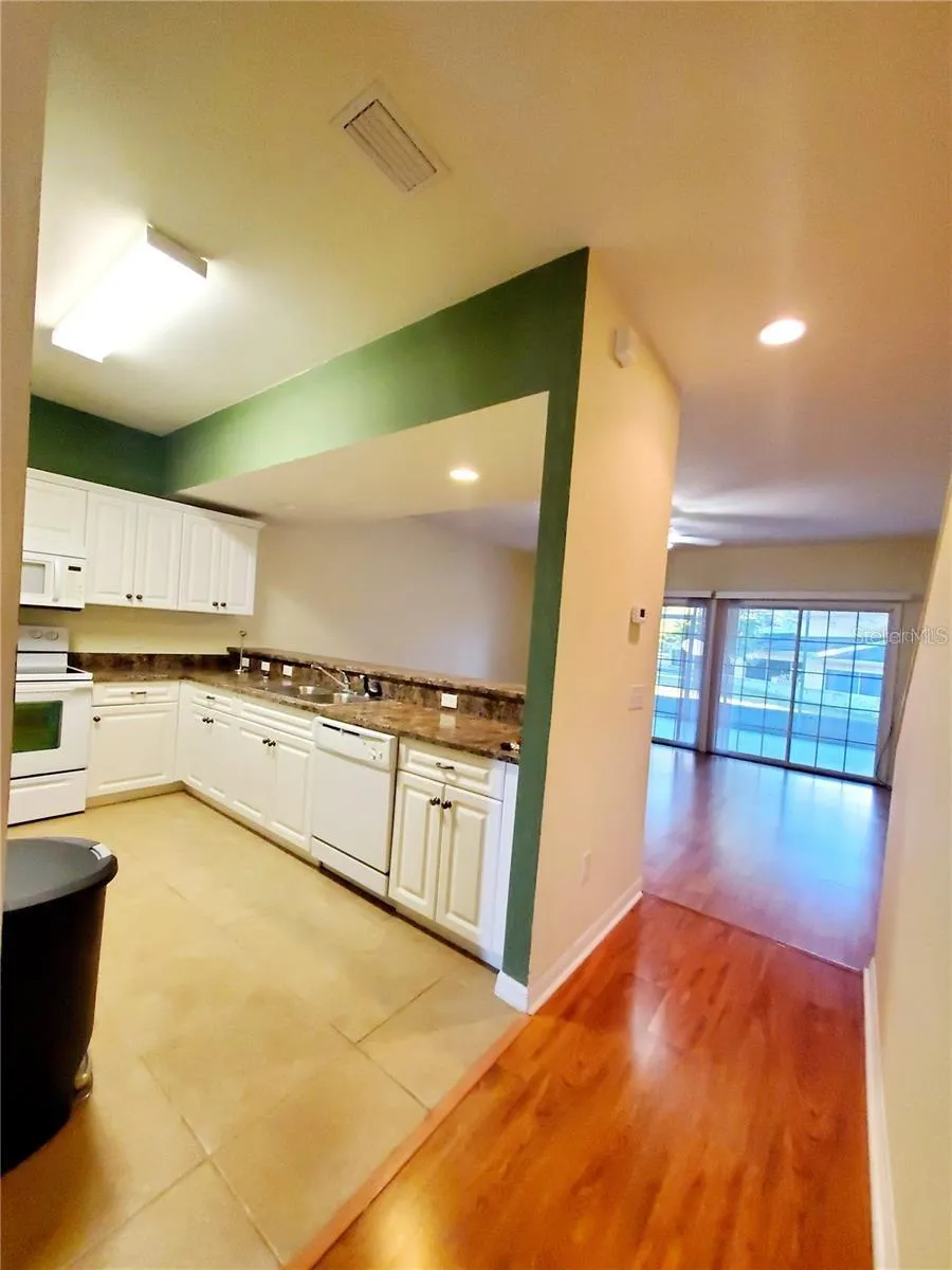 Kitchen entrance (green is gone now)