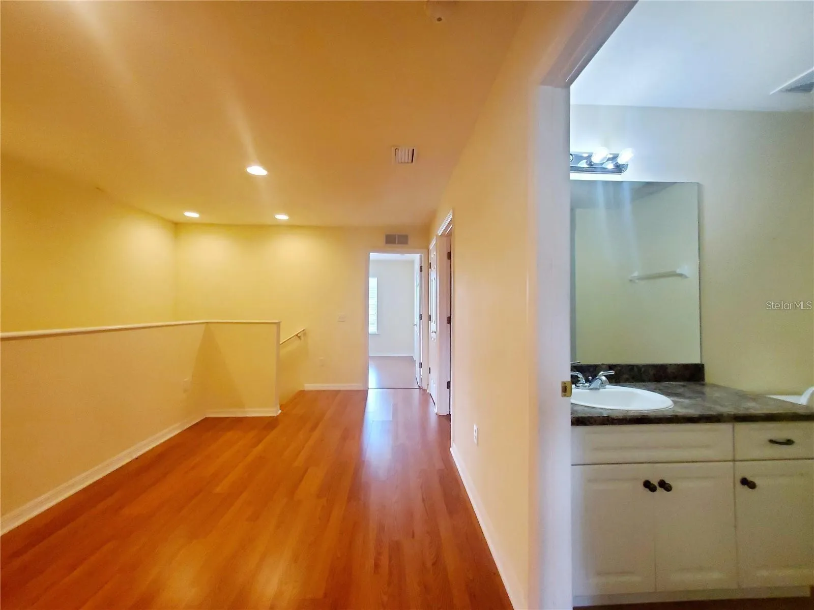 Upstairs area and full bath entrance
