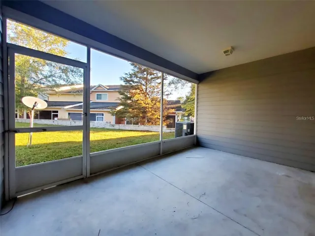 Outside screened in patio
