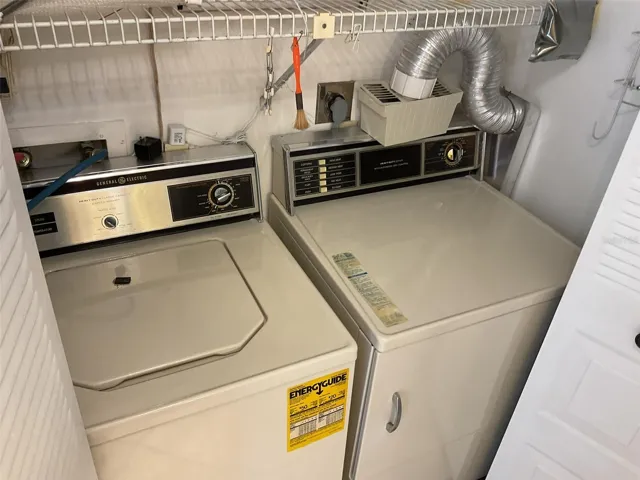 Full size working washer-dryer included