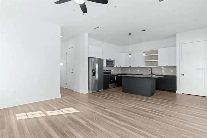 Kitchen and Living Room