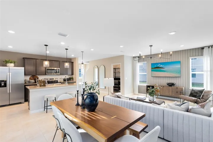 Model Home Design Only. Pictures and furnishings are for illustrative purposes only. Elevations, colors and options may vary. Furniture is for model home staging only.