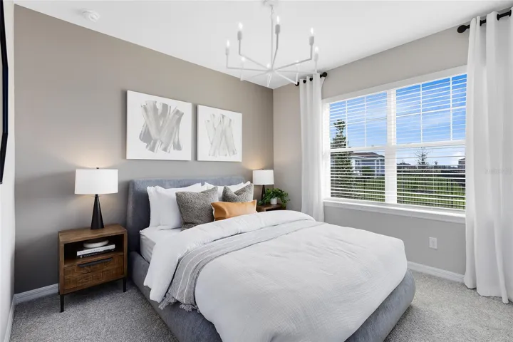 Model Home Design Only. Pictures and furnishings are for illustrative purposes only. Elevations, colors and options may vary. Furniture is for model home staging only.