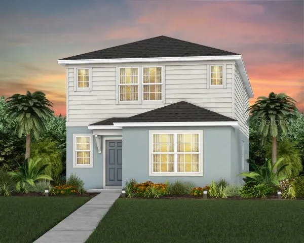 Exterior Design. Artistic rendering for this new construction home. Pictures are for illustrative purposes only. Elevations, colors and options may vary.
