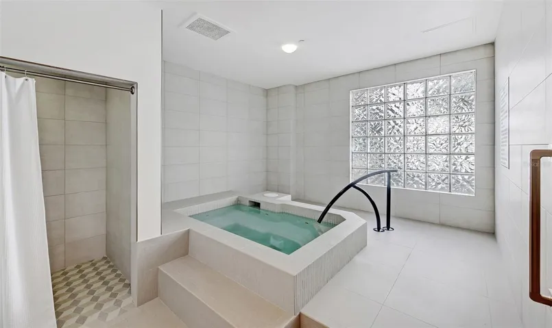 Enjoy a private massage and then a Whirlpool at the spa