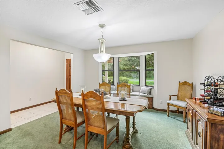 Formal Dining Room Views of Front Yard
