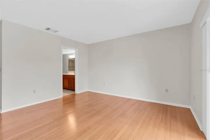 Spacious primary bedroom