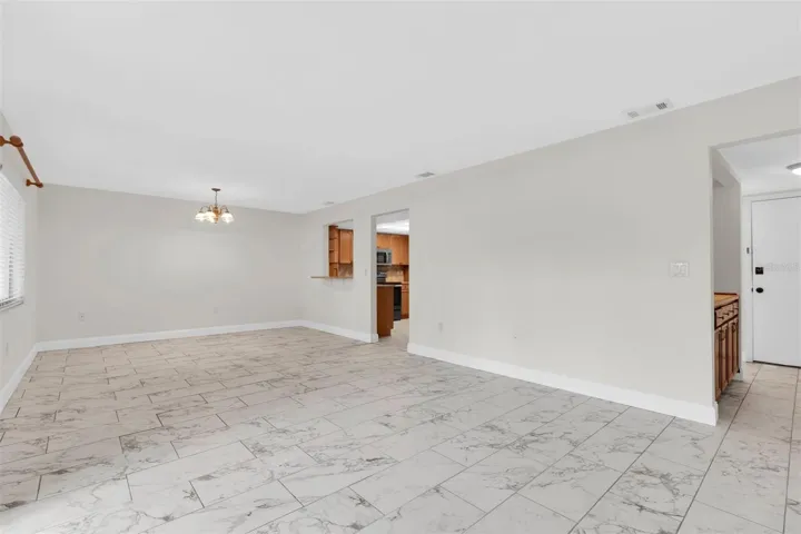 View of dining area from living room