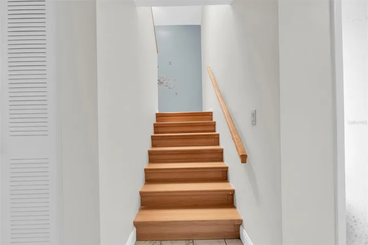 Staircase with natural light