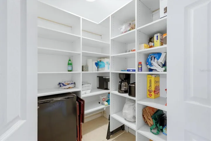 HUGE pantry with extra fridge