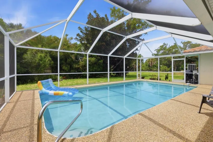 Large heated pool w nice deck!