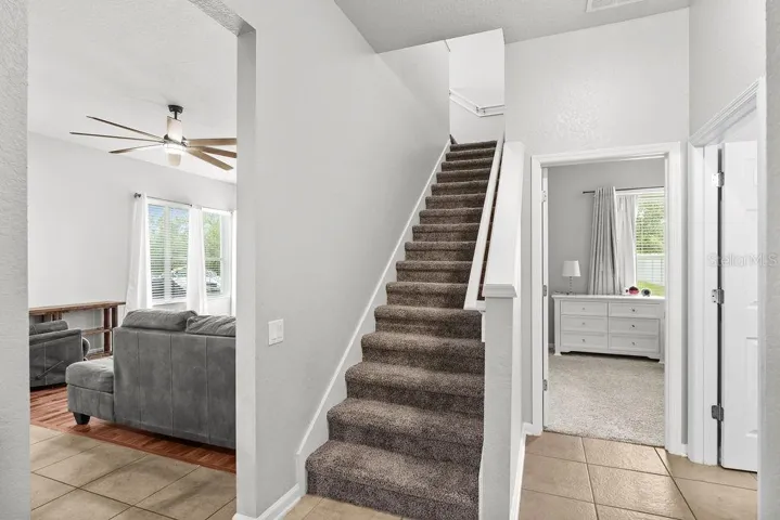 Stairs to loft