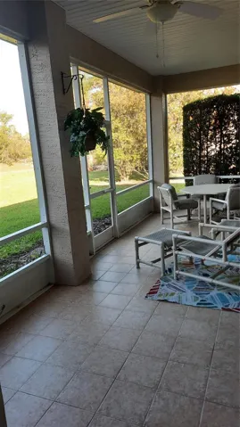 Rear porch